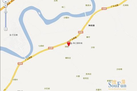 珠江壹城·国际城位置交通图
